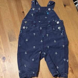 Carter's Dark Blue Anchor Overalls